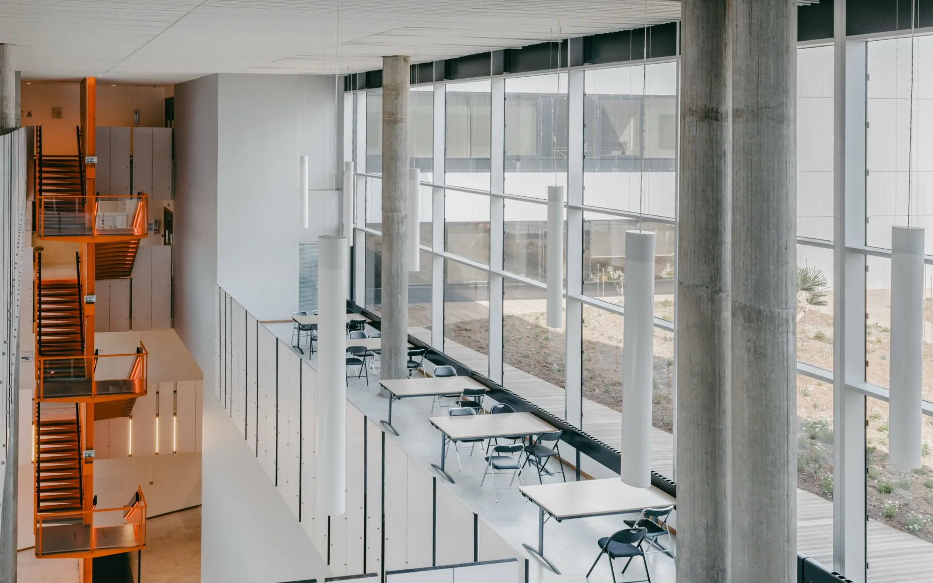 Atrium du Tribunal judiciaire de Nanterre